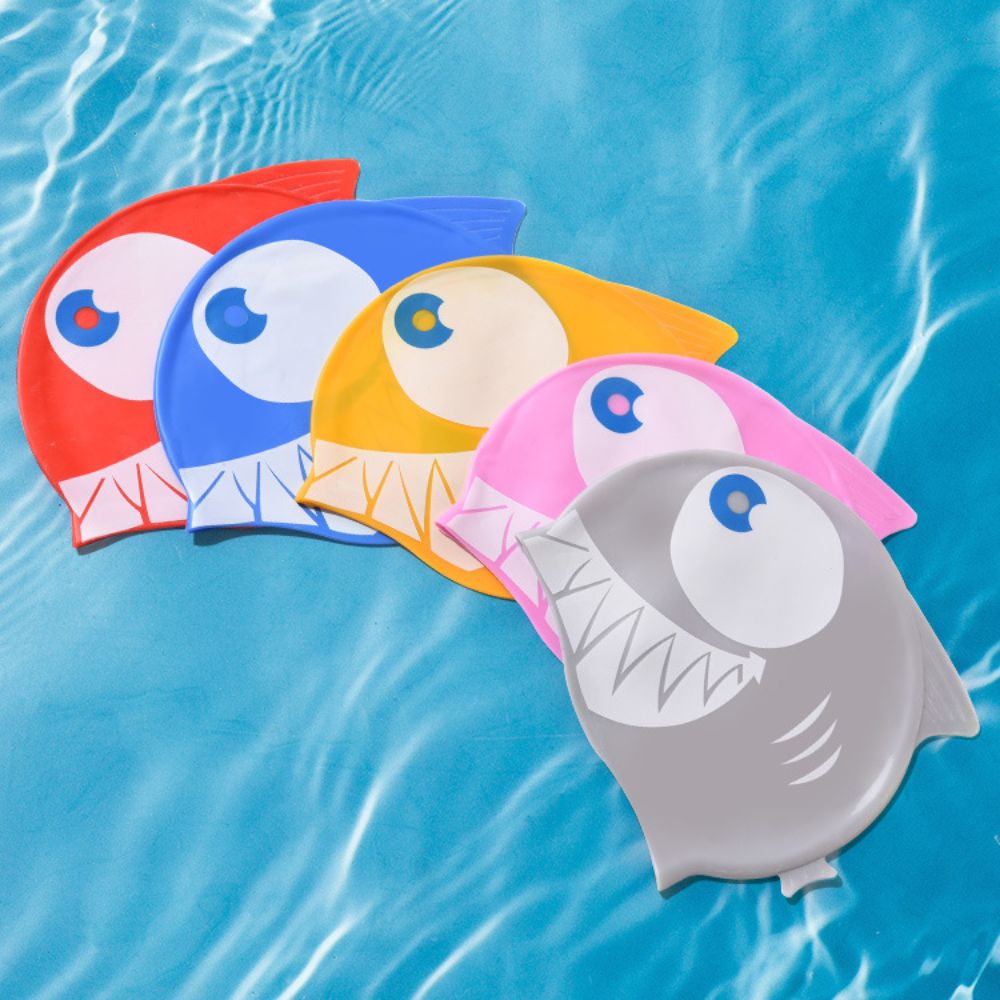 Swim Cap Silicone - 고품질 실리콘 수영 모자 방수 만화