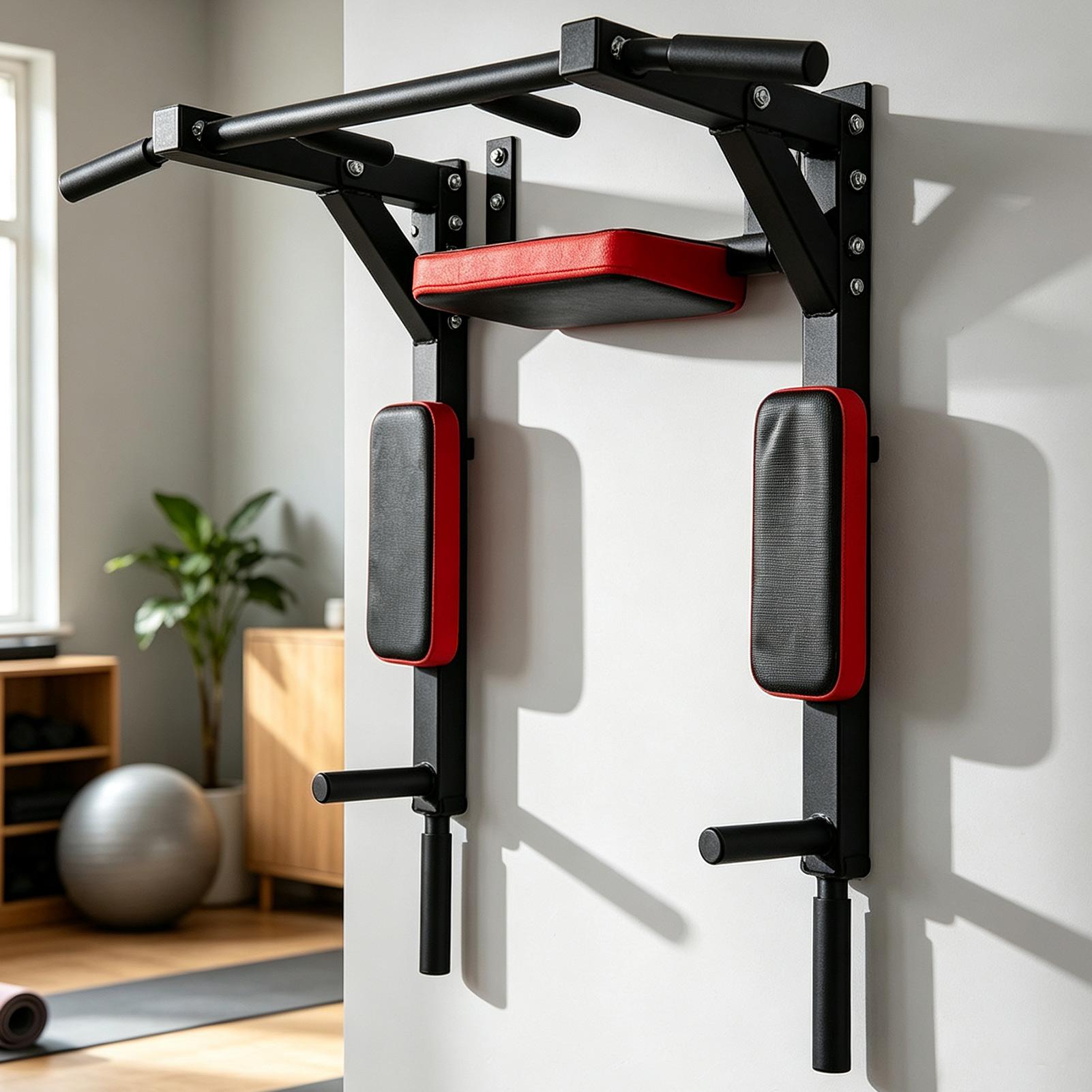 Sports Equipment For Home - 벽걸이형 풀업바 피트니스 수평바 다기능 딥스테이션