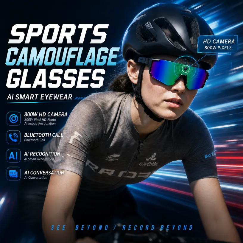 새로운 AI 스마트 스포츠 카메라 안경, 8MP 카메라 - Sports Equipment In Spanish 리뷰 및 가격