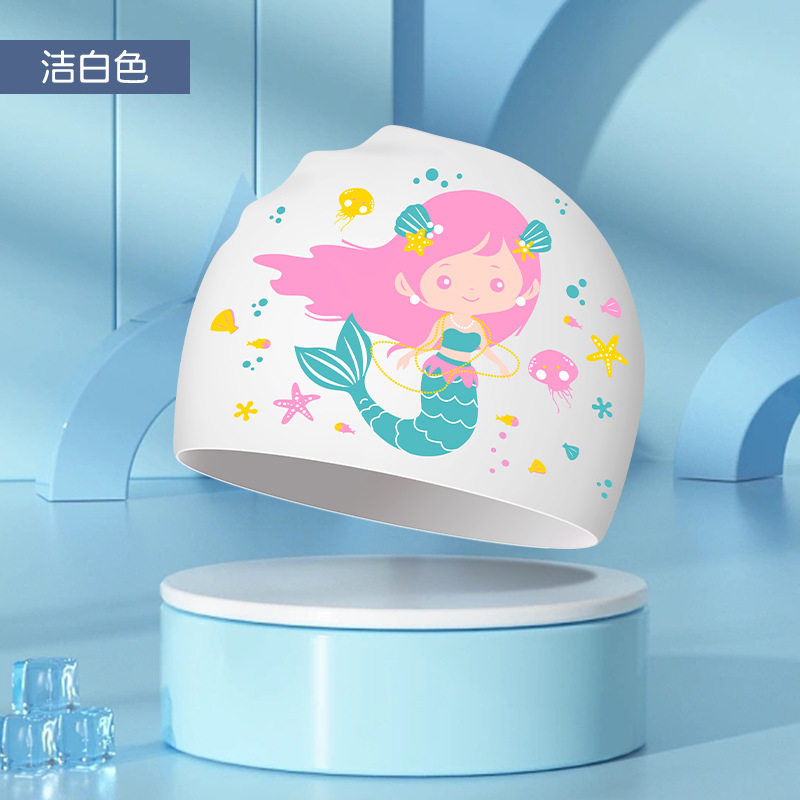 어린이 소년 소녀 수영 모자 높은 탄성 방수 실리콘 통 - Swim Cap Silicone 리뷰 및 가격