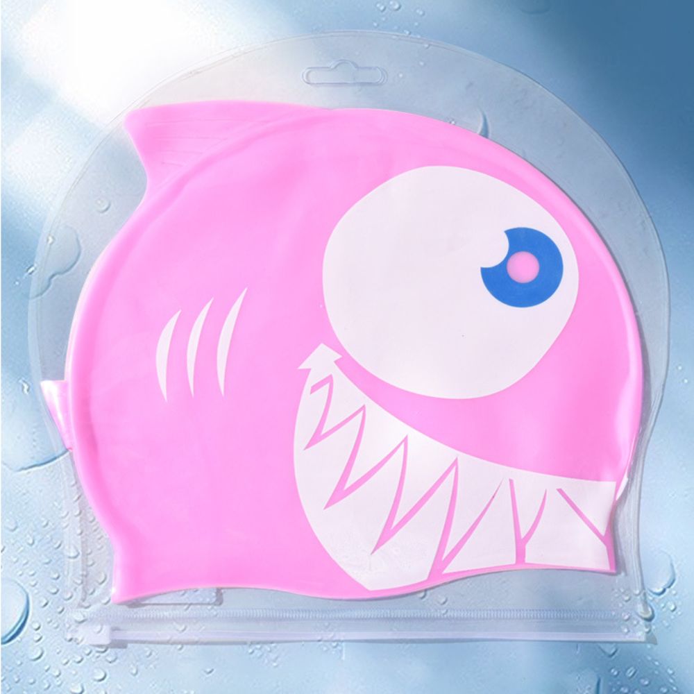고품질 실리콘 수영 모자 방수 만화 상어 수영 장비 내 - Swim Cap Silicone 리뷰 및 가격