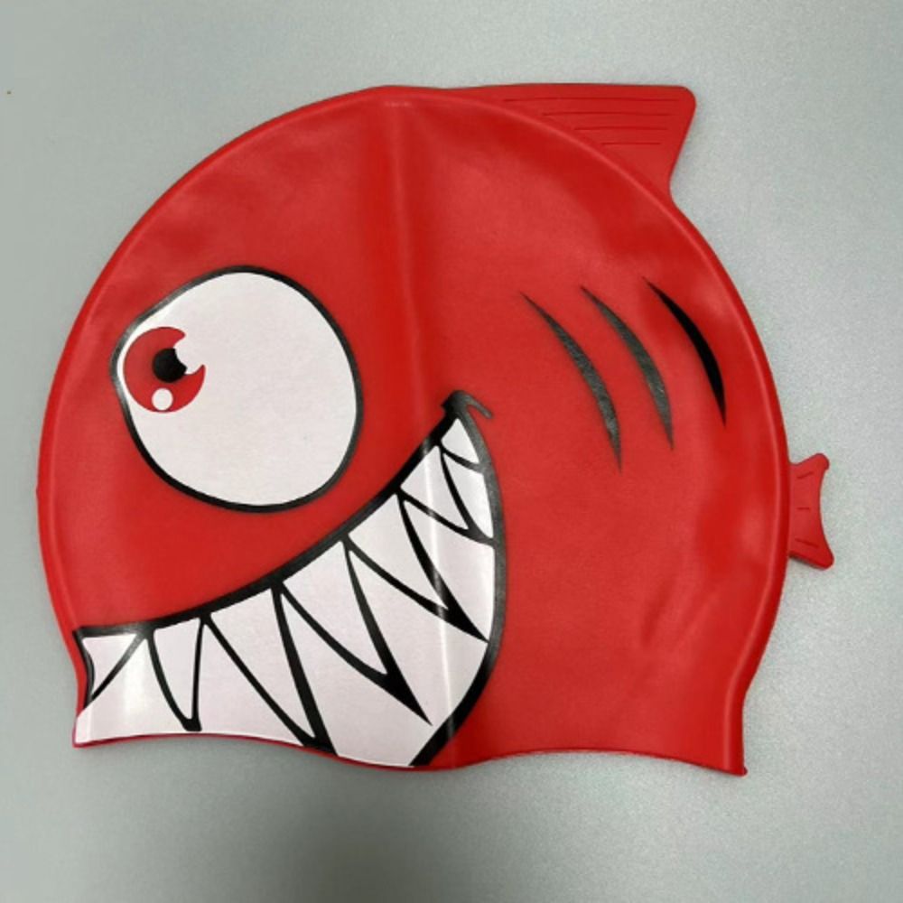 고품질 실리콘 수영 모자 방수 만화 상어 수영 장비 내 - Swim Cap Silicone 리뷰 및 가격