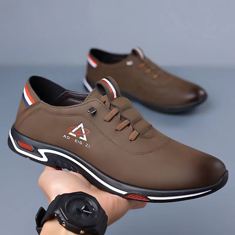 2026 핫세일 남성 가죽 캐주얼 슈즈 부드러운 밑창  - Sports Equipment Resale 리뷰 및 가격