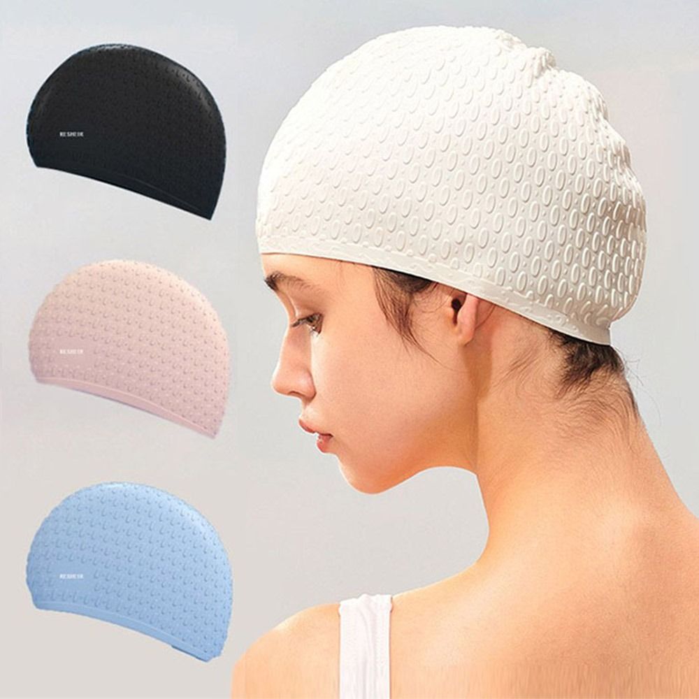 탄성 여름 수영 모자 방수 편안한 실리콘 수영 모자 전 - Swim Cap Silicone 리뷰 및 가격