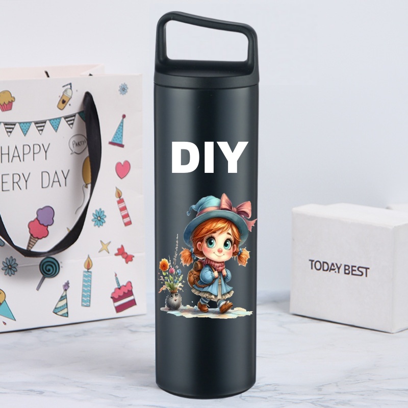 1pcs 500ml 새로운 넓은 입 스테인레스 스틸 진 - Sports Equipment Logos 리뷰 및 가격
