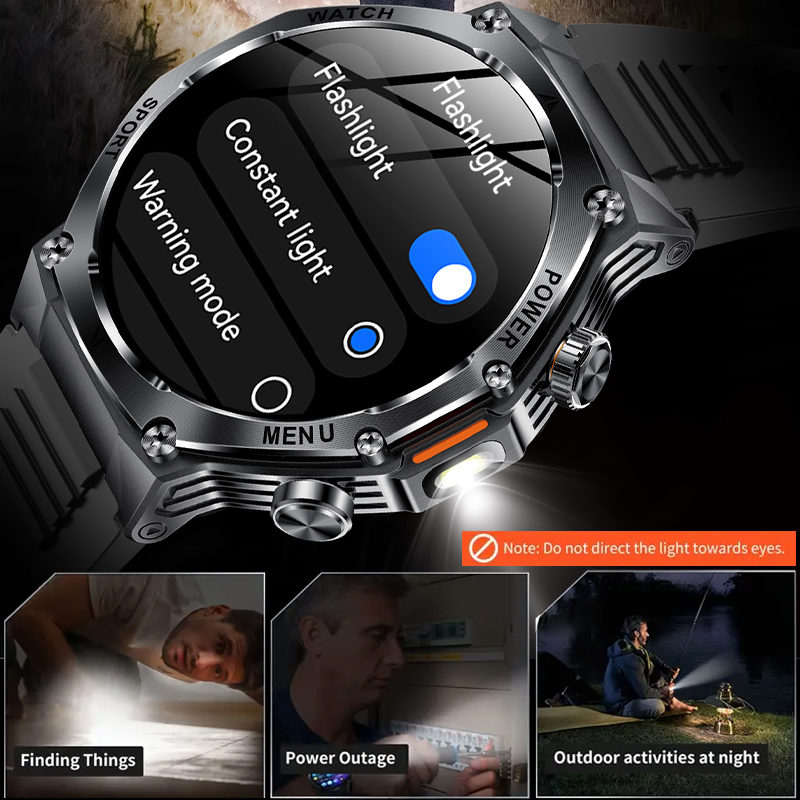 전술 스타일 스마트워치 LED 손전등 100+ 스포츠  - Sports Equipment In Spanish 리뷰 및 가격