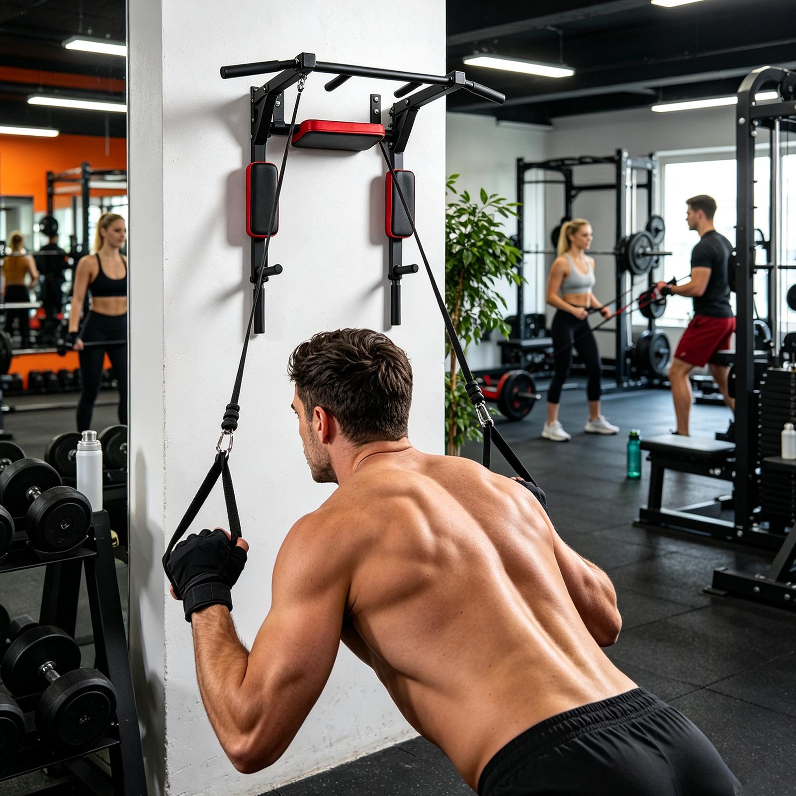 벽걸이형 풀업바 피트니스 수평바 다기능 딥스테이션 (아 - Sports Equipment For Home 리뷰 및 가격